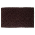 Java Brown Solid Color Bath Rug (21"x34")